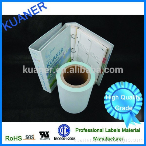 High-level self adhesive film of PP synthetic paper